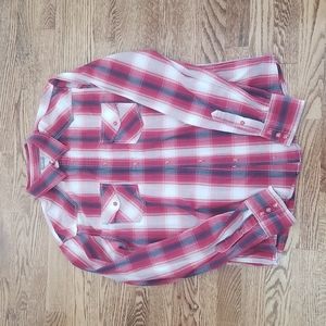 (L) Brody's 100% Cotton Western Snap Top Picnic Farmhouse Rodeo Coastal Cowgirl